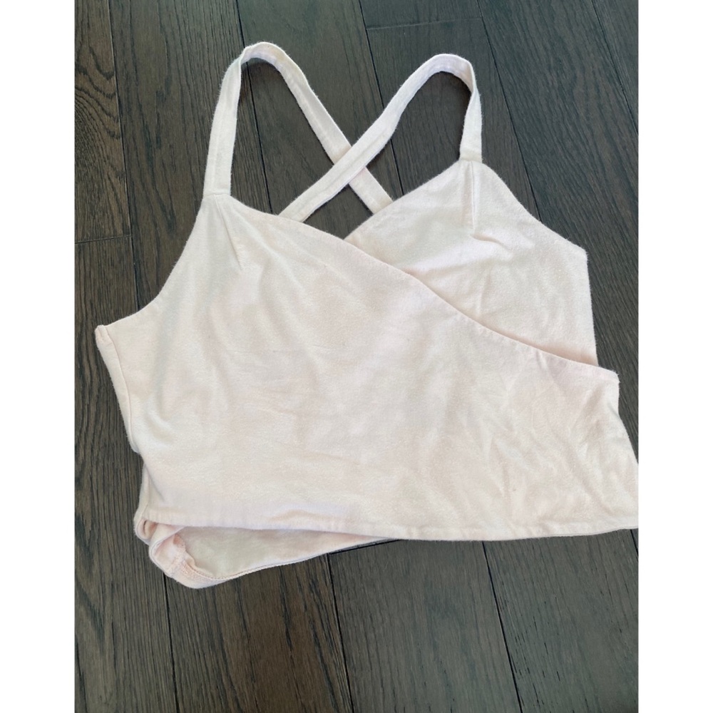 Pink crop top by Abercrombie and finch